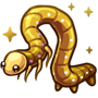 Golden Inchworm Friend