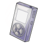 Silver MP3 Player