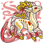 Magical Albino Kioka Squishy
