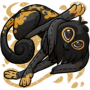 Magical Black and Gold Ivik Squishy
