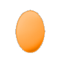 Orange Easter Egg